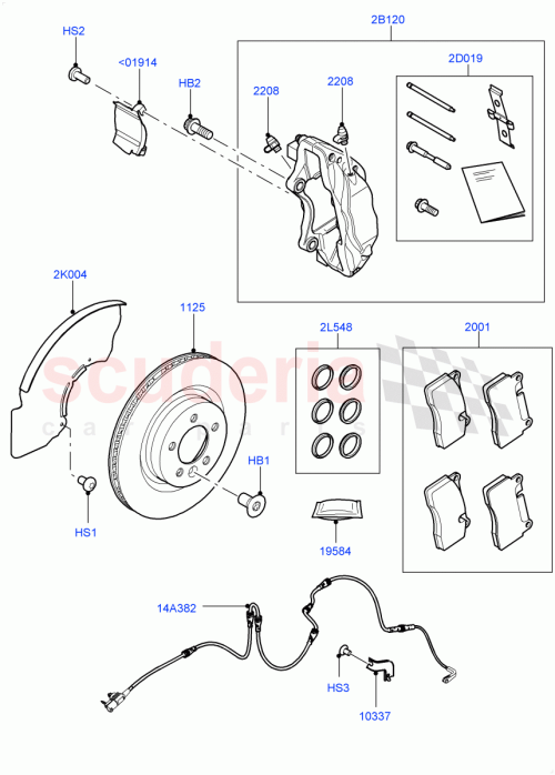 Part Diagram for Land Rover LR132749