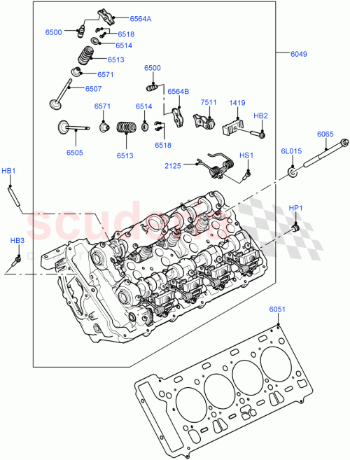 Part Diagram for Land Rover LR158703