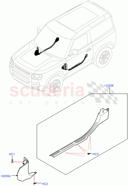 Part Diagram for Land Rover LR153243
