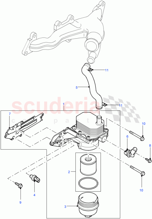 Part Diagram for Land Rover LR004462