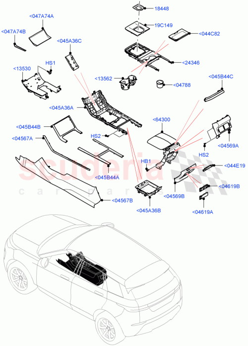 Part Diagram for Land Rover LR133147