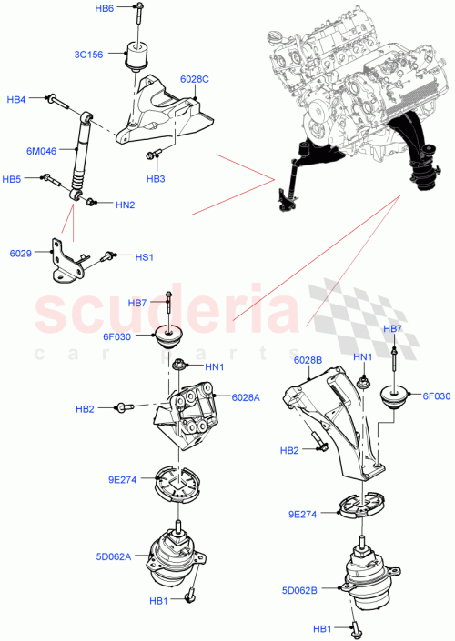 Part Diagram for Land Rover LR151993