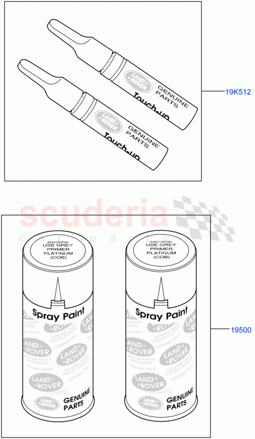Part Diagram for Land Rover VPLDC0004MMC