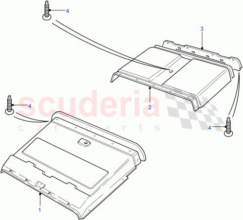 Part Diagram for Land Rover LR065422