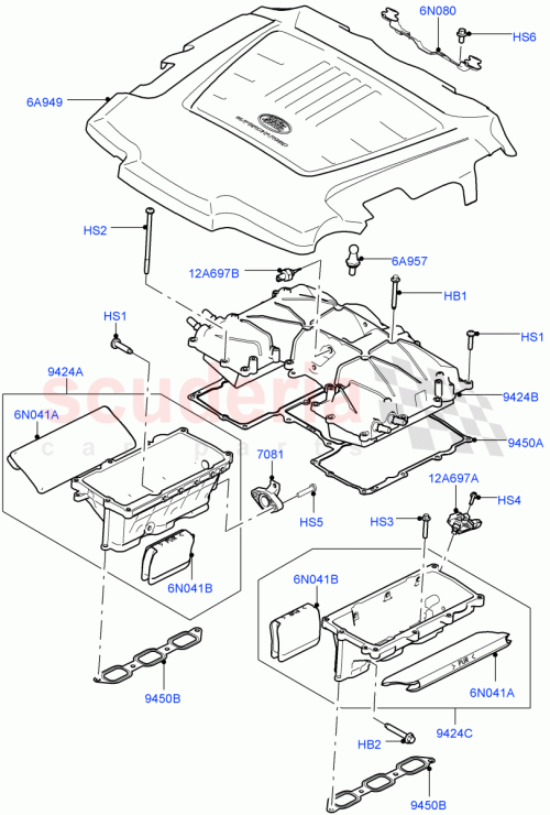 Part Diagram for Land Rover LR091893