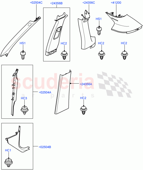 Part Diagram for Land Rover LR030695