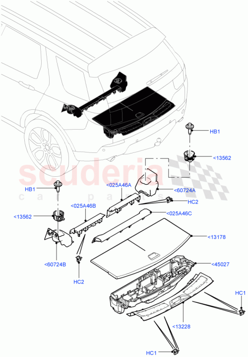 Part Diagram for Land Rover LR127314