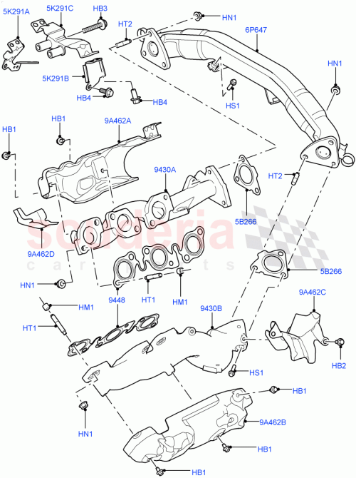 Part Diagram for Land Rover LR066023