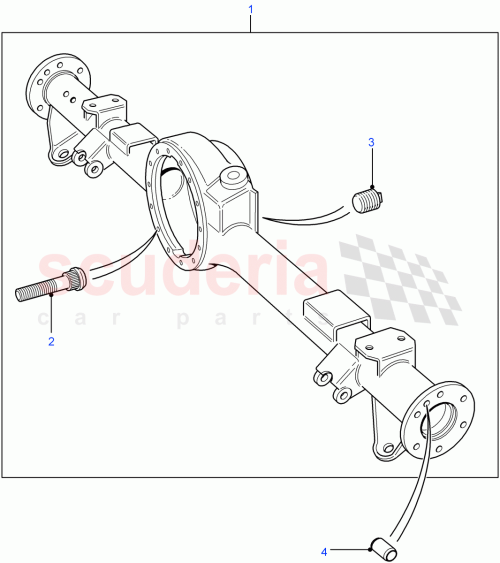Part Diagram for Land Rover FTC1384