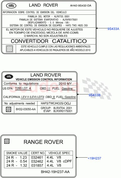 Part Diagram for Land Rover LR014062