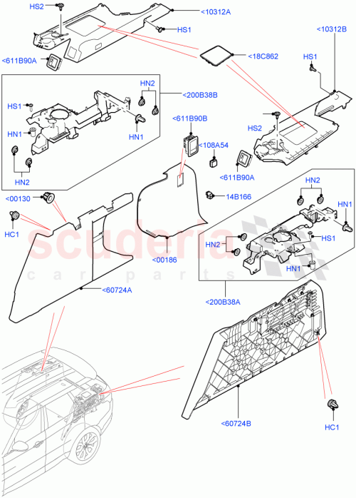 Part Diagram for Land Rover LR044813