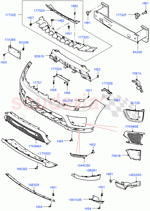Part Diagram for Land Rover LR099450