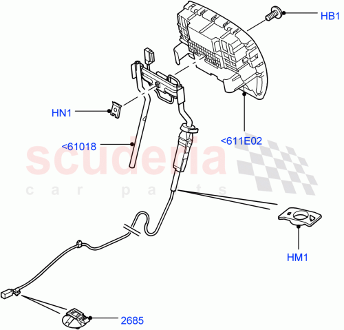 Part Diagram for Land Rover LR020054