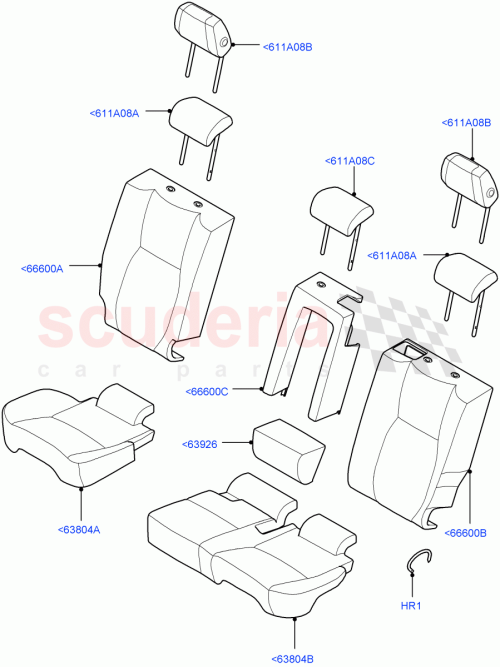 Part Diagram for Land Rover LR126938
