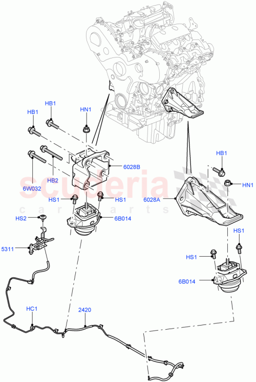 Part Diagram for Land Rover LR074104