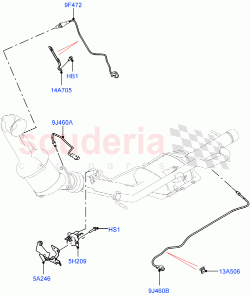 Part Diagram for Land Rover LR117602
