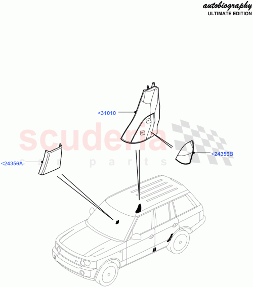 Part Diagram for Land Rover LR031284