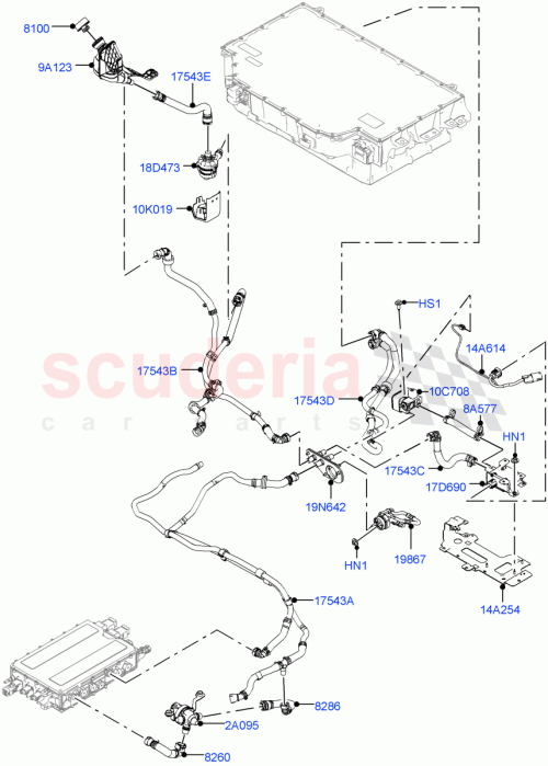Part Diagram for Land Rover LR140817