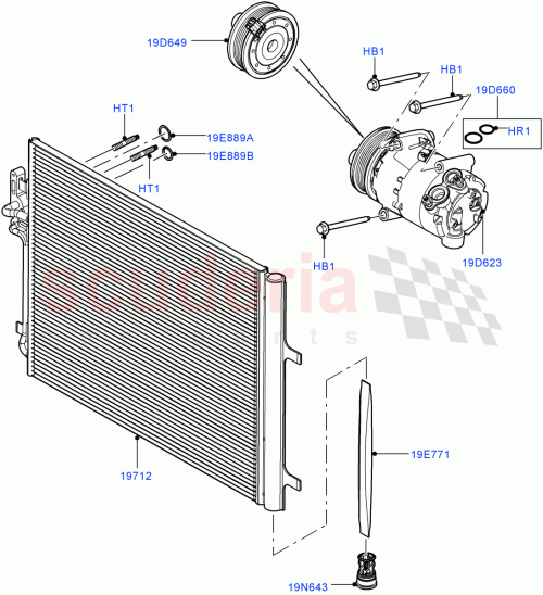 Part Diagram for Land Rover LR051045