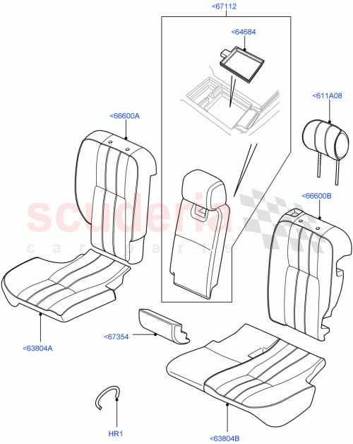 Part Diagram for Land Rover LR017813