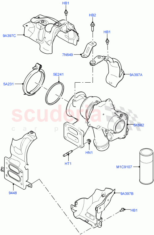 Part Diagram for Land Rover LR143405