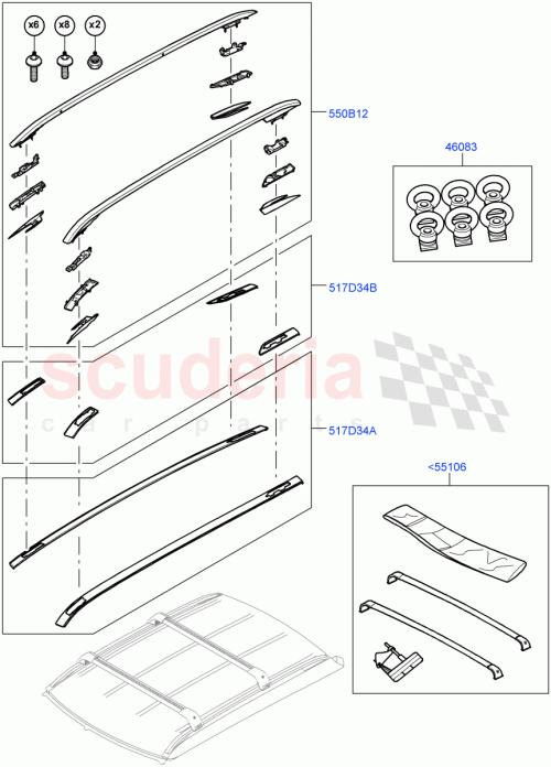 Part Diagram for Land Rover VUB503160