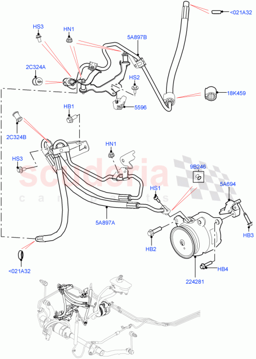 Part Diagram for Land Rover LR099117