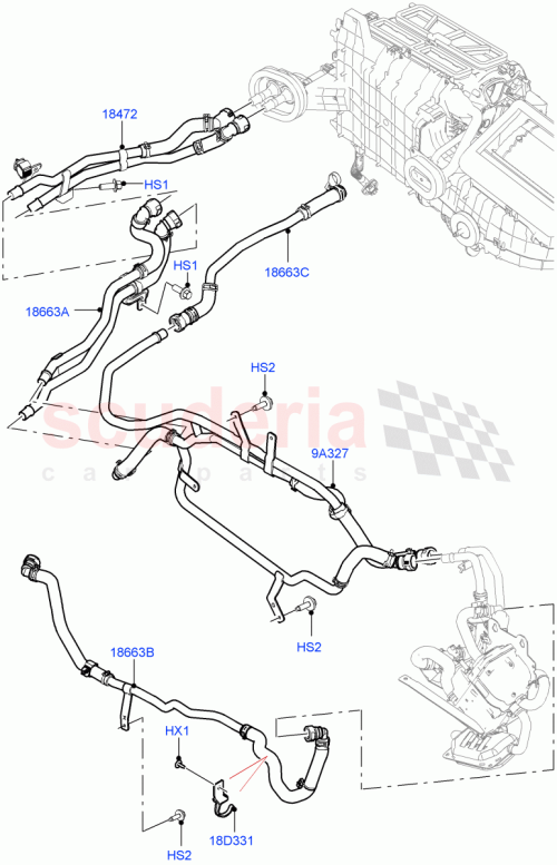 Part Diagram for Land Rover LR091432