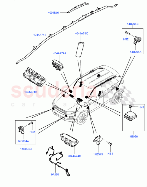 Part Diagram for Land Rover LR016626