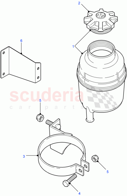 Part Diagram for Land Rover NTC2723