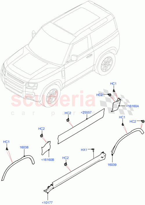 Part Diagram for Land Rover LR160379