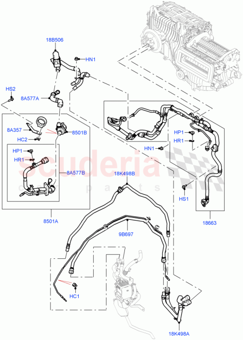 Part Diagram for Land Rover LR151667