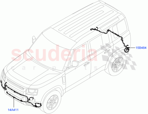 Part Diagram for Land Rover LR136737