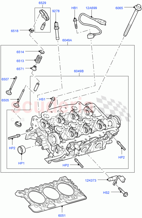 Part Diagram for Land Rover LR038745