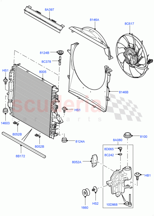 Part Diagram for Land Rover LR015560