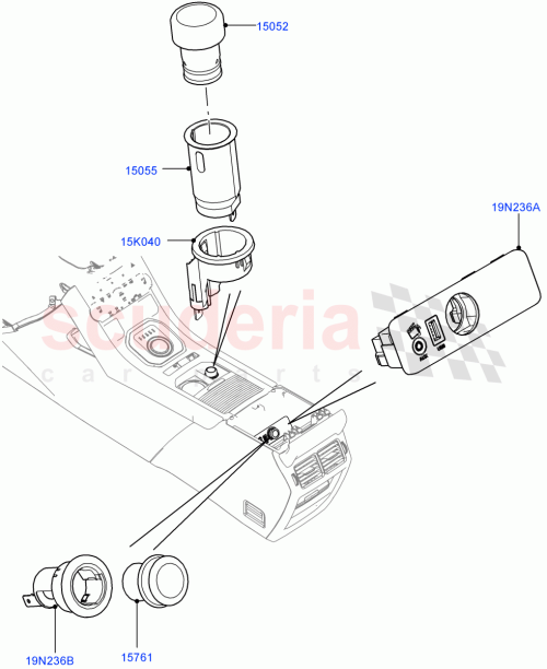 Part Diagram for Land Rover LR009016