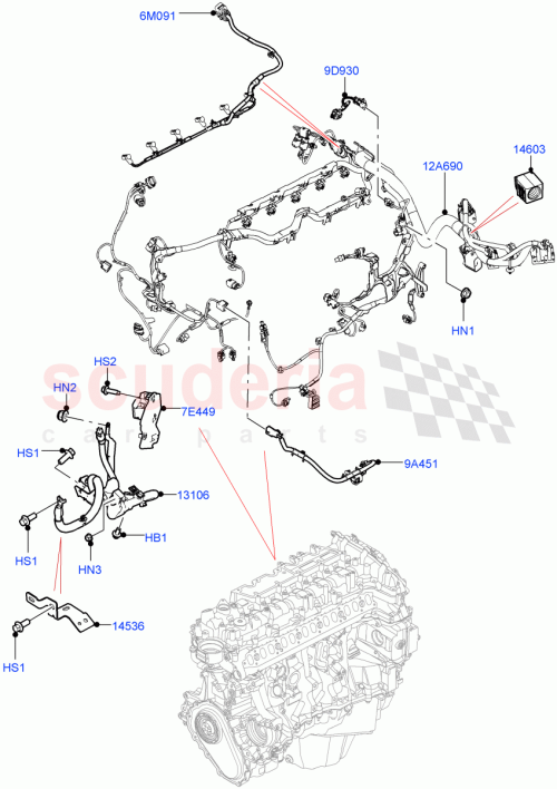 Part Diagram for Land Rover LR149209