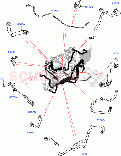 Part Diagram for Land Rover LR129406