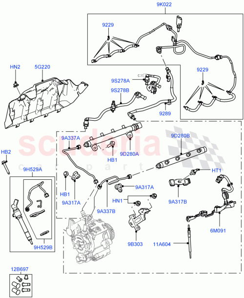 Part Diagram for Land Rover LR006233