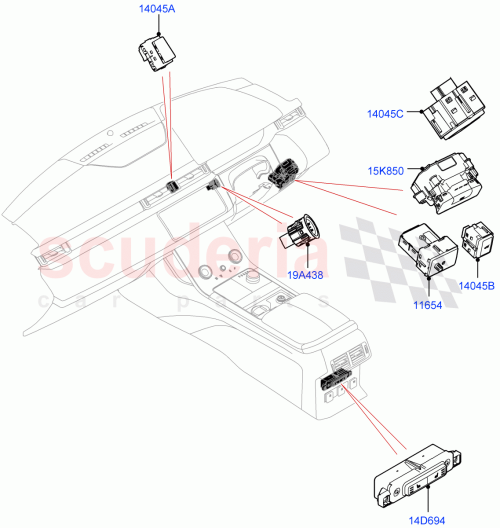 Part Diagram for Land Rover LR140913