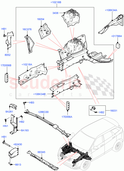 Part Diagram for Land Rover LR134877