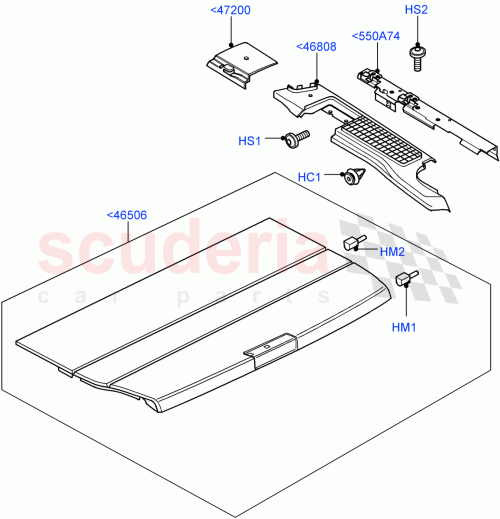 Part Diagram for Land Rover EQA500021NUG
