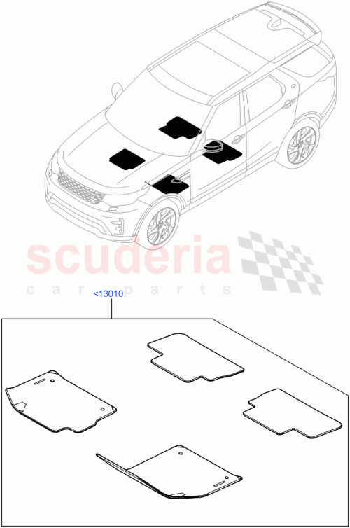 Part Diagram for Land Rover VPLRS0330AAM