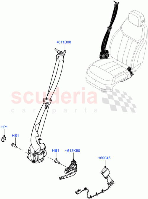 Part Diagram for Land Rover LR160955