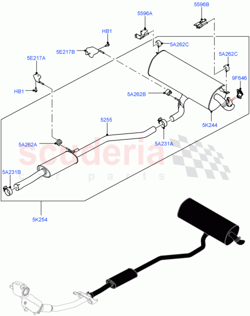 Part Diagram for Land Rover LR128171
