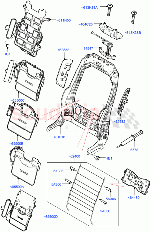 Part Diagram for Land Rover LR034477