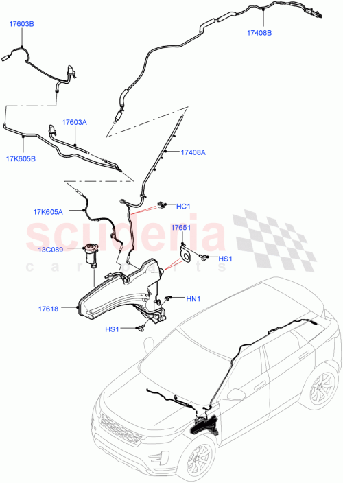 Part Diagram for Land Rover LR128571