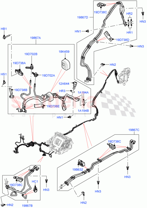 Part Diagram for Land Rover LR127947
