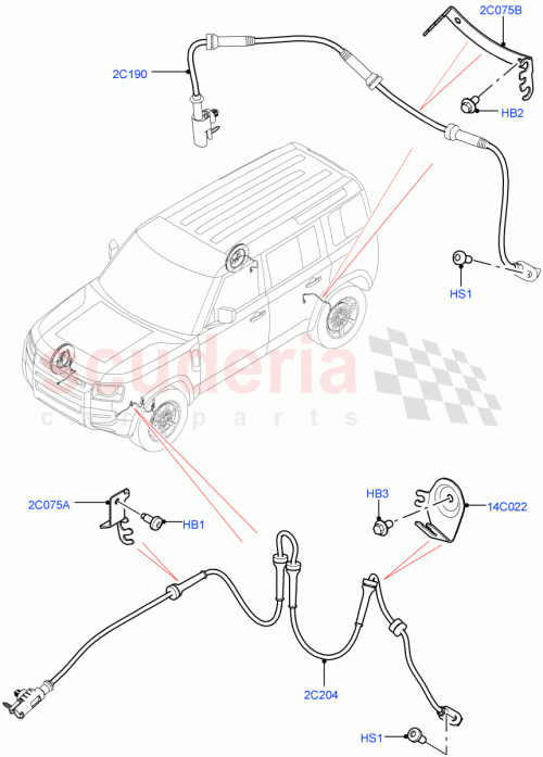 Part Diagram for Land Rover LR130686