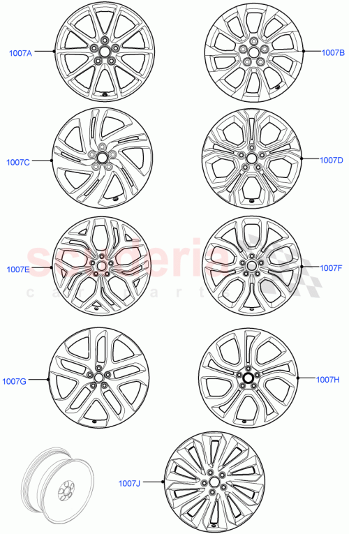Part Diagram for Land Rover LR114515